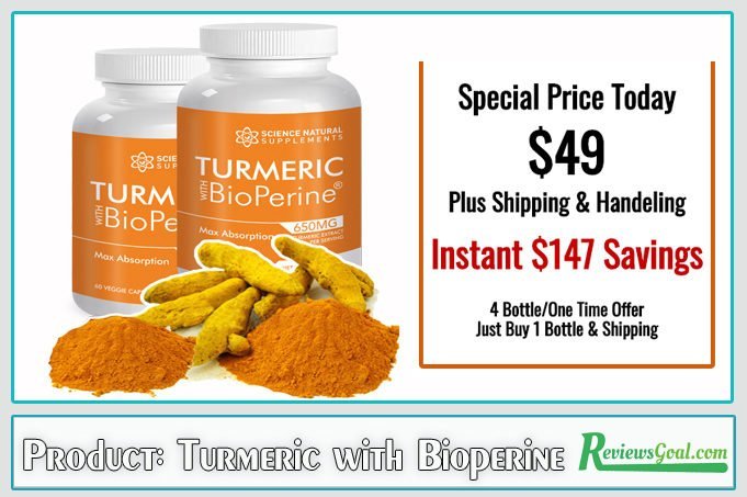 Turmeric With Bioperine Science Natural Turmeric With Bioperine Science Natural