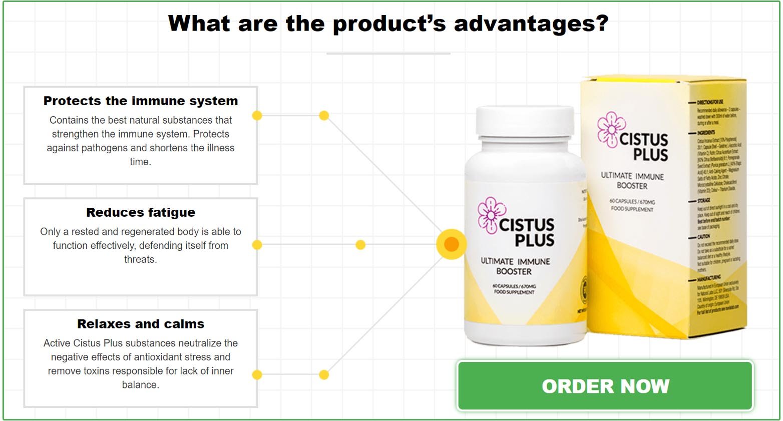 Cistus Plus advantages