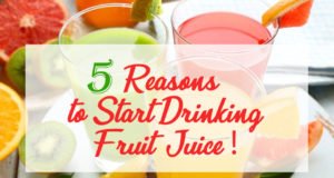 Drinking Fruit Juice