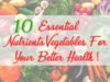 Essential Nutrients Vegetables