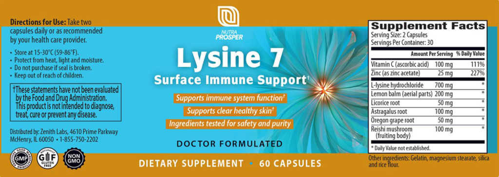 Lysine 7 supplement scam