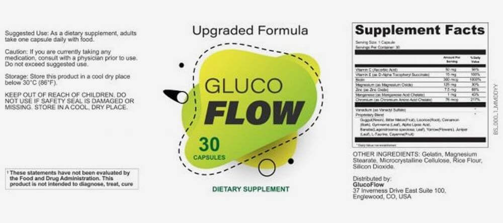 GlucoFlow ingredients