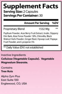 AlphaZym Plus Ingredients