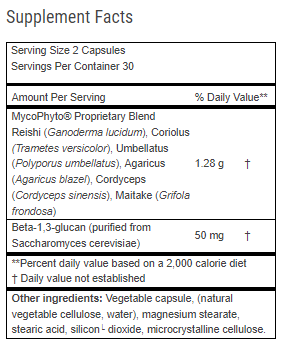 MycoPhyto Complex Ingredients