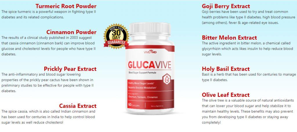 Glucavive Ingredients