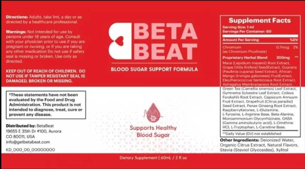 Betabeat Ingredients